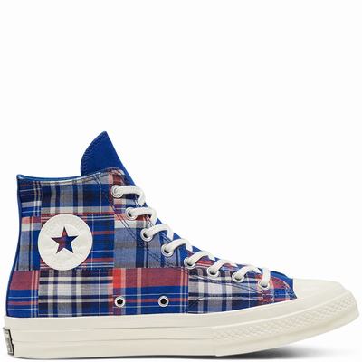 Férfi Converse Twisted Prep Chuck 70 Magasszárú Cipő CO2516837 Kék/Piros